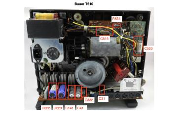 Bauer T610 Elektronik Ersatzteil-Set